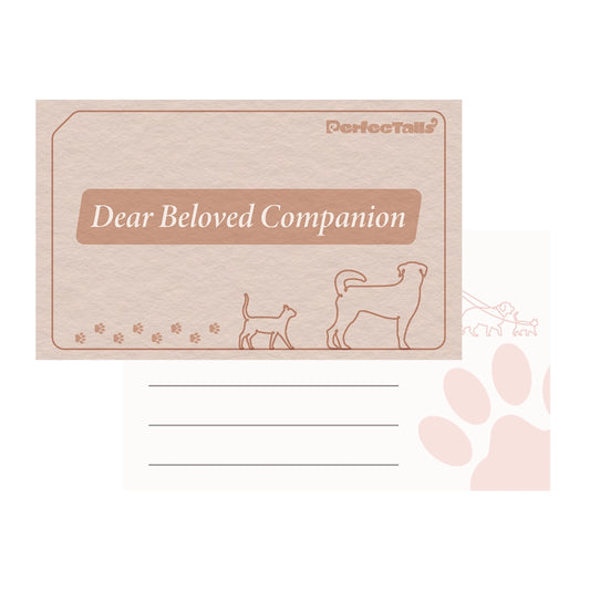 Memorial Postcards for Pet Urns – 50 Sheet Pack