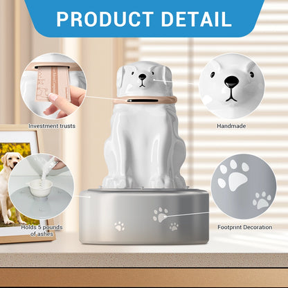 Memorial Keepsake Large Capacity Pet Urn for Ashes