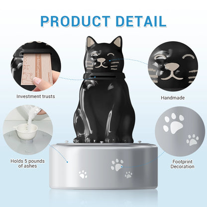 Memorial Keepsake Large Capacity Pet Urn for Ashes