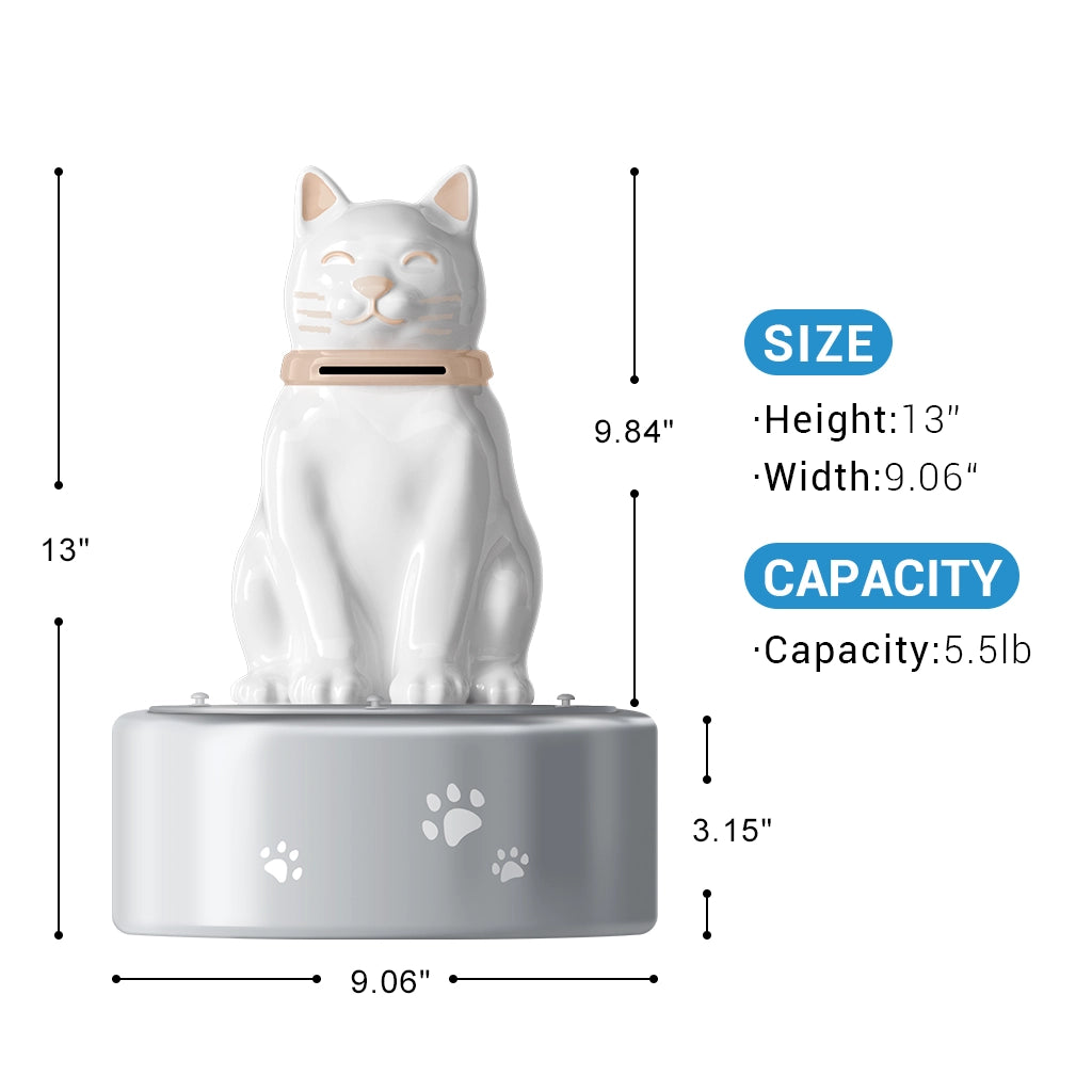 Memorial Keepsake Large Capacity Pet Urn for Ashes